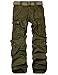Match Men's Wild Cargo Pants(Army Green,36)