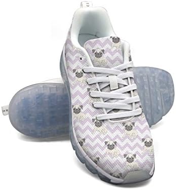 Winging Cute Blue Young Dog Faces Womens Fashion Breathable Air Cushion Max Running Outdoor Sneakers Shoes