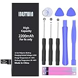 Battery for iPhone 6s, IBESTWIN 2200mAh High Capacity Battery Replacement for iPhone 6s with Full Remove Tool Kit and Adhesive-36 Months Warranty (Only for iPhone 6s)