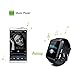 Pandaoo U8 Plus Bluetooth Smart Watch for Android Smartphones - Black