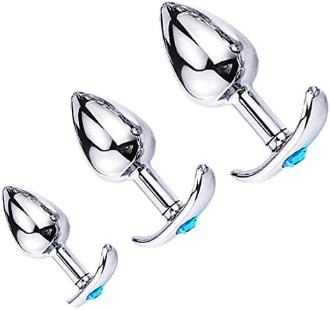 3Pcs Aluminum Alloy Jeweled Blockage Toyss Mini Jump Eggs Trainer Products,Blue