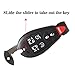 ECCPP M3N5WY783X IYZ-C01C 2X Uncut Keyless Entry Remote Key Fob Shell Case for C hrysler 300 for D odge Journey Grand Caravan for J eep Commander Grand Cherokee for V w Routan 7 Buttons