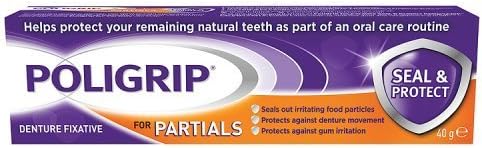 Polygrip For Partials New Seal And Protect 40g ( PACK OF 3 )