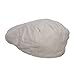 e4Hats.com Men's Linen Summer Ivy Cap - Beige S/M