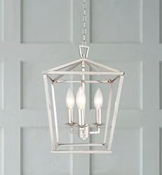 Decomust 3 Light Openwork Lantern Mini Pendant Lamp