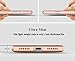 ATOOZ 360 Degree All-Around Full Body Utral Thin Slim Fit Lightweight Hard Protective Shockproof with Screen Protector Skin Cover Case for iPhone 7 Plus 5.5 Inch (Rose Gold)