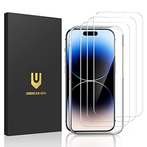 UNBREAKcable Verre Trempé pour iPhone 14 Pro, Dureté 9H... en promo sur Amazon