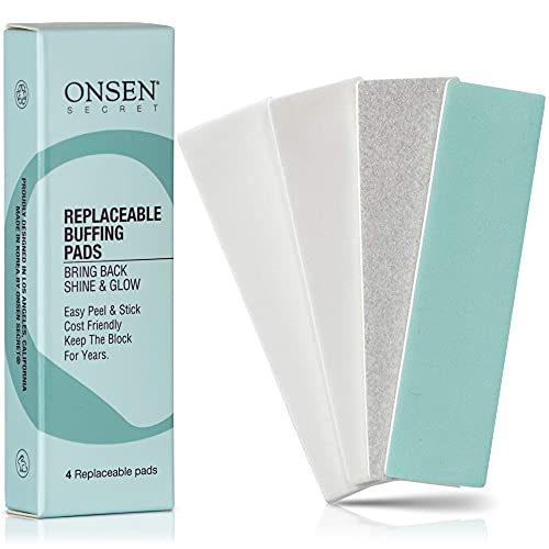 Onsen Nail Buffer Block Replacement Pads 3 Way Buffing Smooth Shine