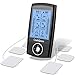 Rechargeable TENS Unit 24 Mode Muscle Stimulator for Pain Relief, Dual Channel in Mode & Intensity, Electronic Pulse Massager with Dust-Proof Drawstring Storage Bag & Fastening Ties