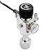 JARDLI Aquarium CO2 Regulator with Solenoid for Planted Tank CO2 Injection System - Adjustable Output Pressure