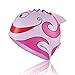 Kids Swim Cap, Hicool Fisher Series Waterproof Earmuffs Silicone Swim Cap For Kids (Pink)