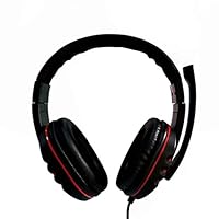 Tralntion USB Wired Gaming Earphone Adjustable Volume Control Headphone Stereo Sound Noise Canceling Headset with Microphone