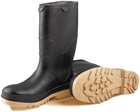 Tingley StormTracks 11714 Youth Rain Boot, 01, Black/Tan