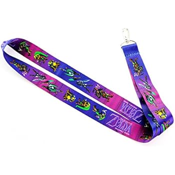 The Legend of Zelda Majora's Mask Characters Keychain Lanyard Keyring ID Badge Holder LYN-065