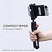 Ztylus Journalist MK II Mini Tripod Smartphone Stabilizer Rig, Hand Grip, Table Tripod, Rotatable Ball Head, Adjustable Leg, for DSLR Mirrorless Camera, Smartphone, Action Camera