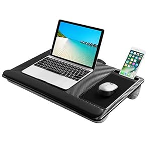 Lap-Desk-Laptop-Tray-with-Pillow-Cushion-Lightweight-Lap-Stand-with-Built-in-Mouse-PadWrist-RestPhone-Slot-Laptop-Size-up-to-17-Inches-For-Sofa-and-Bed-use-No-008312862-0001 Lightweight Lap Desk Laptop Tray with Pillow Cushion, Lap Stand with Built-in Mouse Pad/Wrist Rest/Phone Slot, Laptop…