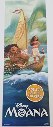 Disney's Moana Stickers-Set of 10