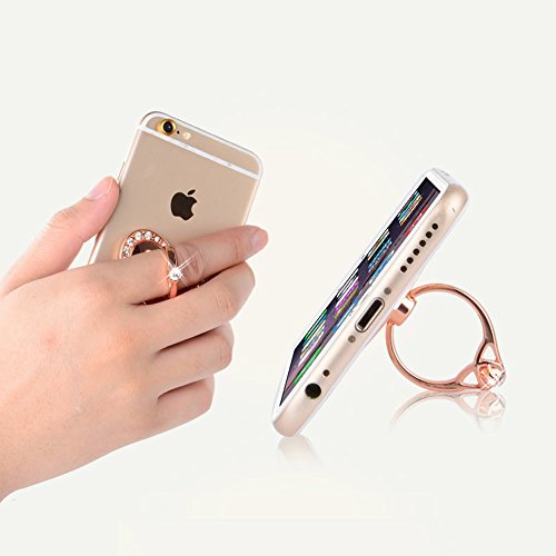 Unicorn XMS834 Phone Ring Holder,360° Rotation Universal Mobile Phone Finger Ring Stand Grip (2 pack) - Thumbnail 3
