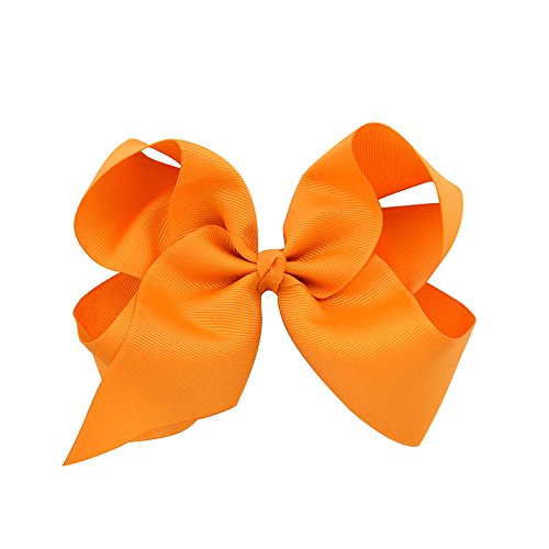 YHXX YLEN 6inch Large Solid Grosgrain Ribbon Hair Bows With Alligator Clips For Teens Kids Set Of 20 Color - Thumbnail 5