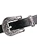 Wink Gal Women's Boho Vintage Designer Metal Western Buckle Belt (One Size, Style#4 Silver)