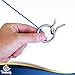 Hook and Ring Swing DIY Kit Stainless Steel Hardware and Nylon String Ring Toss Game Indoor – Outdoor for Endless Hours of Fun! GetMovin’ Sports