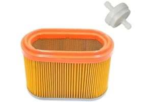 TENOMAL 0D9723 Air Filter with 0D6313 Fuel Filter Replace Gene-rac Guardian Air Filter 0D9723 0D9723S Fits Gene-rac V-Twin 760/990 cc Engines 12.5-17.5 KW Gene-rac XG XP Ultra Source Gens Generator