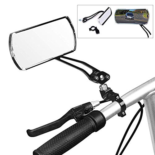 image for Yizhet 1 Pair Bicycle Rearview Mirror with Gooseneck Adjustable Handle