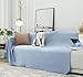 DEARTOWN 100% Waterproof Furniture Cover for Dogs and Cats,Super Soft Pet Blanket for Bed Couch Sofa (70×70 Inches, Blue)thumb 4