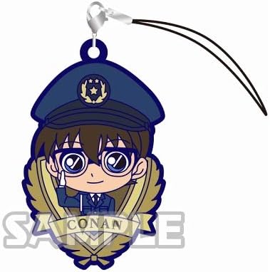 Amazon 名探偵コナン コナン 警察がいっぱいラバーストラップ 1 コナン 警察ver 単品 カプセル玩具 おもちゃ