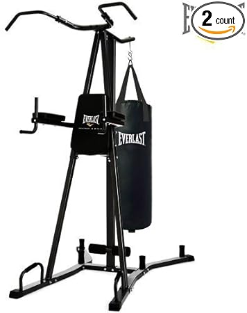 pull up station with punch bag