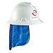 Ergodyne Hard Hat Neck Shade, Evaporative Cooling, Blue, Medium