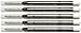 5 - Monteverde Capless Gel Ballpoint Refill to Fit Parker Ballpoint Pens, Fine Point (Bulk Packed) (Blue-Black)