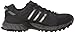 adidas Men's Rockadia Trail M Running Shoe, Black/Black/Dark Grey Heather, 10.5 M US
