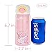 Unicorn Stainless Steel Thermos for Girls, Cute Water Bottle Cup for Indoor and Outdoor Occasion, Insulated Leak Proof Vacuum Cup Flask for Kids(350ML Pink)