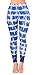 Jescakoo Women's Bright Color Tie Dye Print Ankle Legging Pants