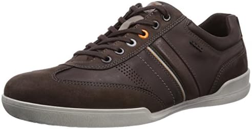 ECCO Men's Enrico Retro Sneaker,Mocha,45 EU/11-11.5 M US