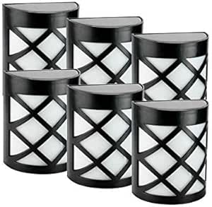 Amazon Com Greluna Solar Wall Lights Outdoor 2 Modes Solar