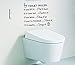 Toilet Rules Bathroom Art Wall Quote Stickers Wall Decals Bathroom Decoration