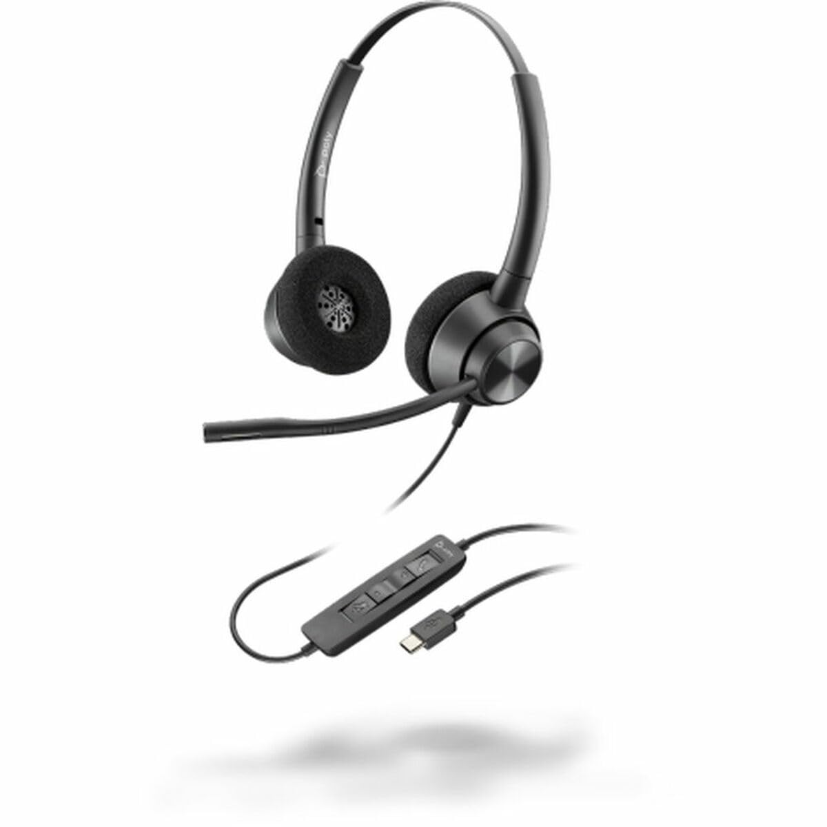 Plantronics EncorePro 320 Binaural Stereo Headset with USB-C Connection
