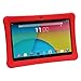 Transwon 7 Inch Tablet Case Compatible with iRULU 7 Inch Tablet, ZONKO 7, TOPELOTEK 7, Dragon Touch Y88X Plus, Tagital T7K, Alldaymall Q88, Ainol Q88, UJoyFeel KIDS701 - Red