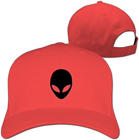 Yesher Geek Alien Baseball Cap - Adjustable Hat - Red