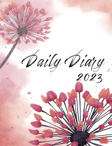 2023 Daily Diary One Page Per Day: 2023 Diary with the Large Daily Planner Pages: Large Print Diary 2023:One Page Per Day Journal, Low Vision Large Print Daily Diary