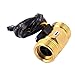 uxcell G3/4 inches Hall Effect Liquid Water Flow Sensor Switch 3/4 BSP Flowmeter Fluid Meter 2-45L/min SEN-HZ43WB Gold Tone