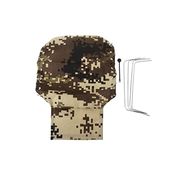 WOWOWO Professionelles Canvas Hood Cover Cloth für WPL B16 C24 C14 B24 RC Militärfahrzeug-LKW – Bild 7