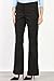 Maryclan Career Women's Dress Pants Little Boot But with Narrow Belt Loop (Medium, Black)