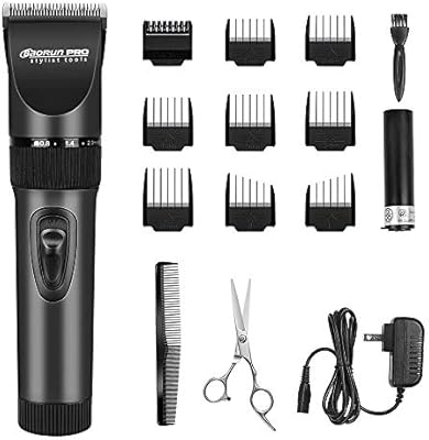 Amazon Com Hair Clippers For Men Rechargeable Hair Trimmer Quiet