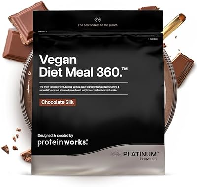 Protein Works | Vegan Diet Meal 360 - Platinum, Chocolat Onctueux, 1kg