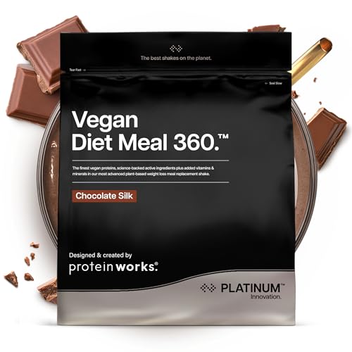 Protein Works | Vegan Diet Meal 360 - Platinum, Cioccolato Morbido, 1kg
