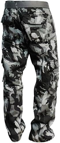 Premium Camouflage Cargo Pants (46x30, Camo Grey)