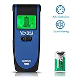 SainSmart ToolPAC SMA19 Stud Finder Wall Scanner Electric Multi-function Wall Detector for Studs/Wood/Metal/Live AC Wires Detection, with Center Finding Stud Sensor & Sound Warning
